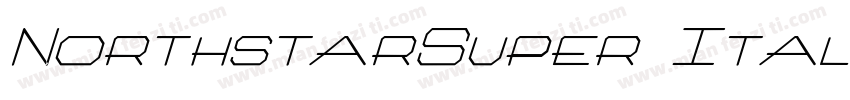 NorthstarSuper Itali字体转换